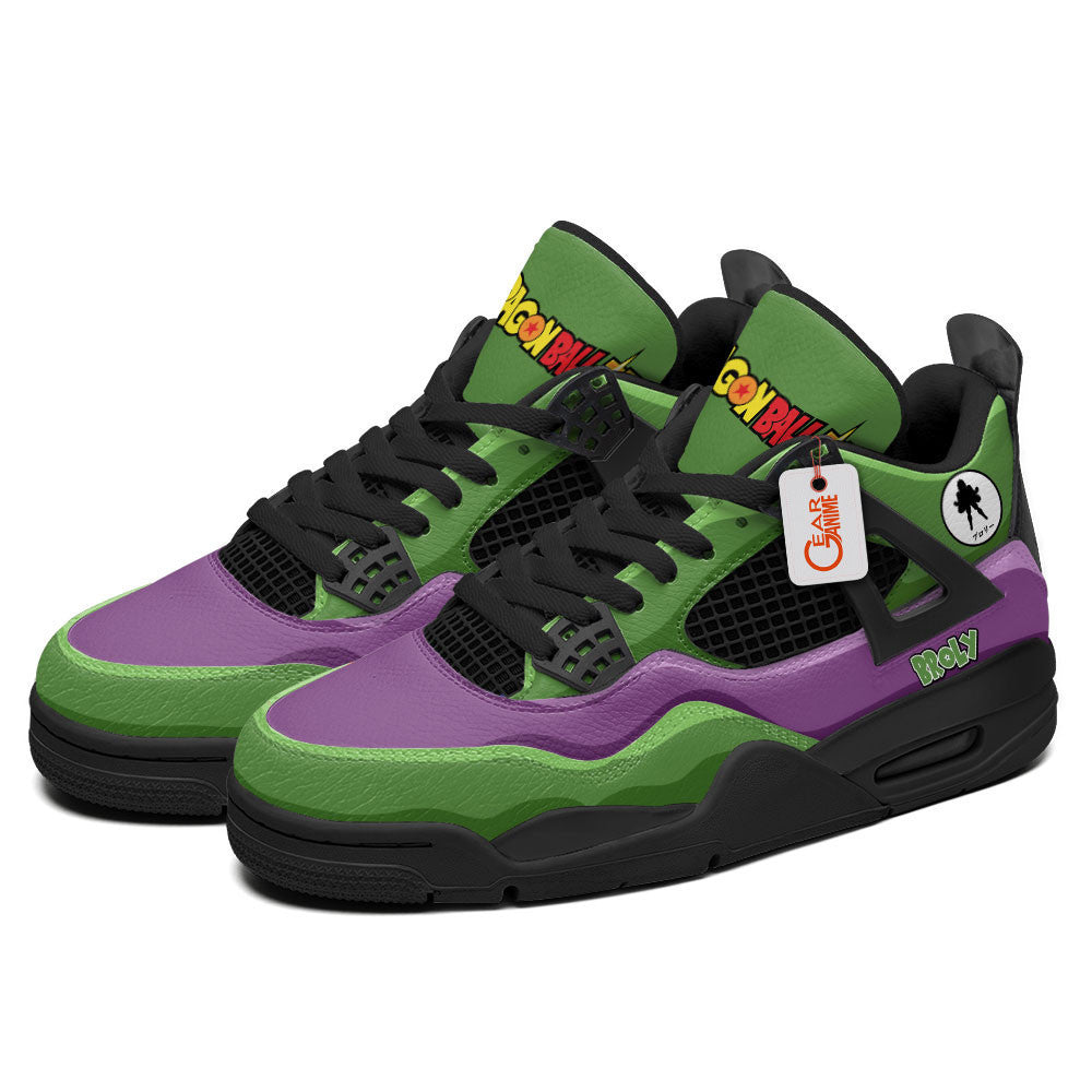 Broly J4 Sneakers - Custom Anime Design