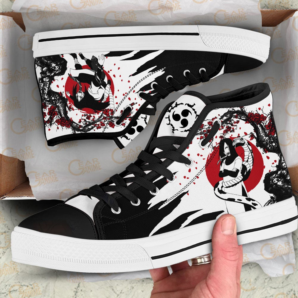 Orochimaru High Top Shoes Custom NRT Anime Sneakers Japan Style - 2 - GearAnime