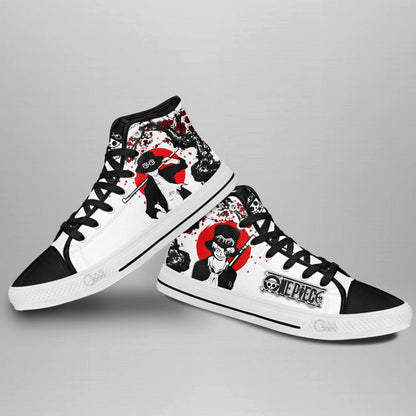 Sabo Classic High-Top Sneakers - Custom Anime Design