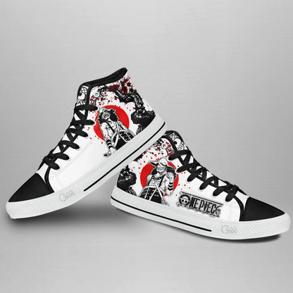 Usopp Classic High-Top Sneakers - Custom Anime Design