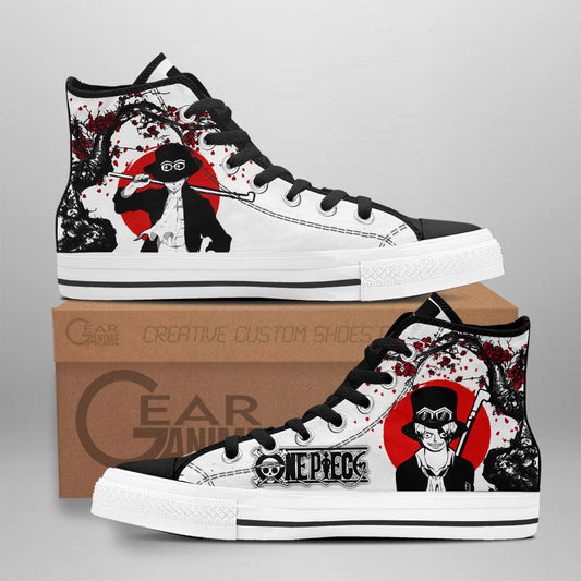 Sabo Classic High-Top Sneakers - Custom Anime Design