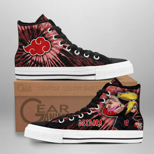 Deidara High-Top Shoes Anime Custom