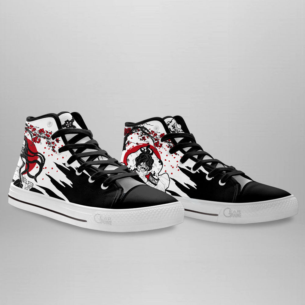 Gyutaro and Daki High-Top Shoes Anime Custom