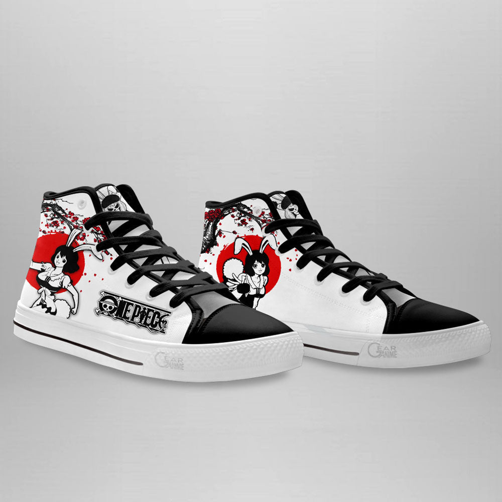 Carrot Classic High-Top Sneakers - Custom Anime Design