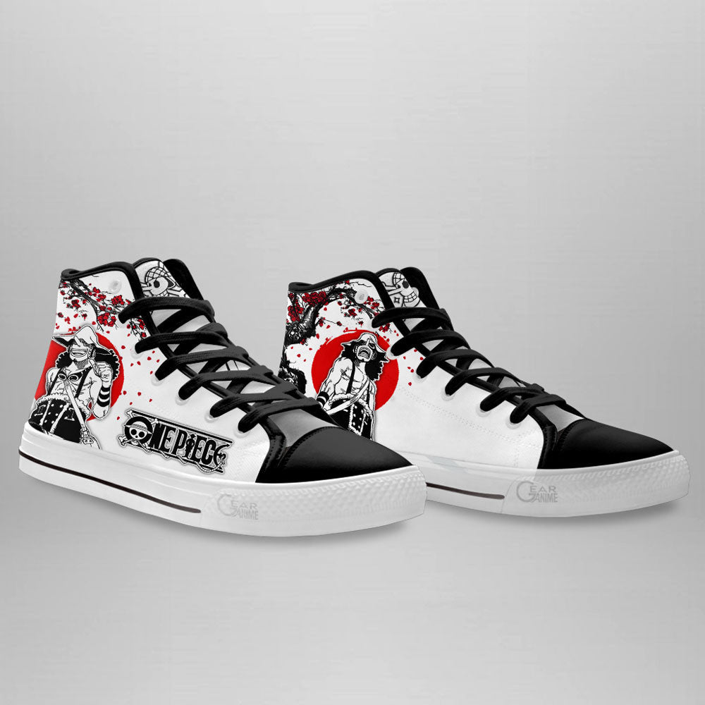 Usopp Classic High-Top Sneakers - Custom Anime Design