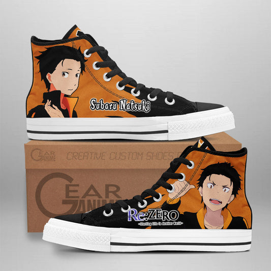 Subaru Natsuki High-Top Shoes Anime Custom