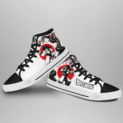 Yamcha Classic High-Top Sneakers - Custom Anime Design