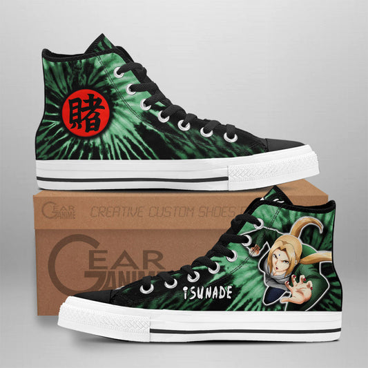 Tsunade High-Top Shoes Anime Custom