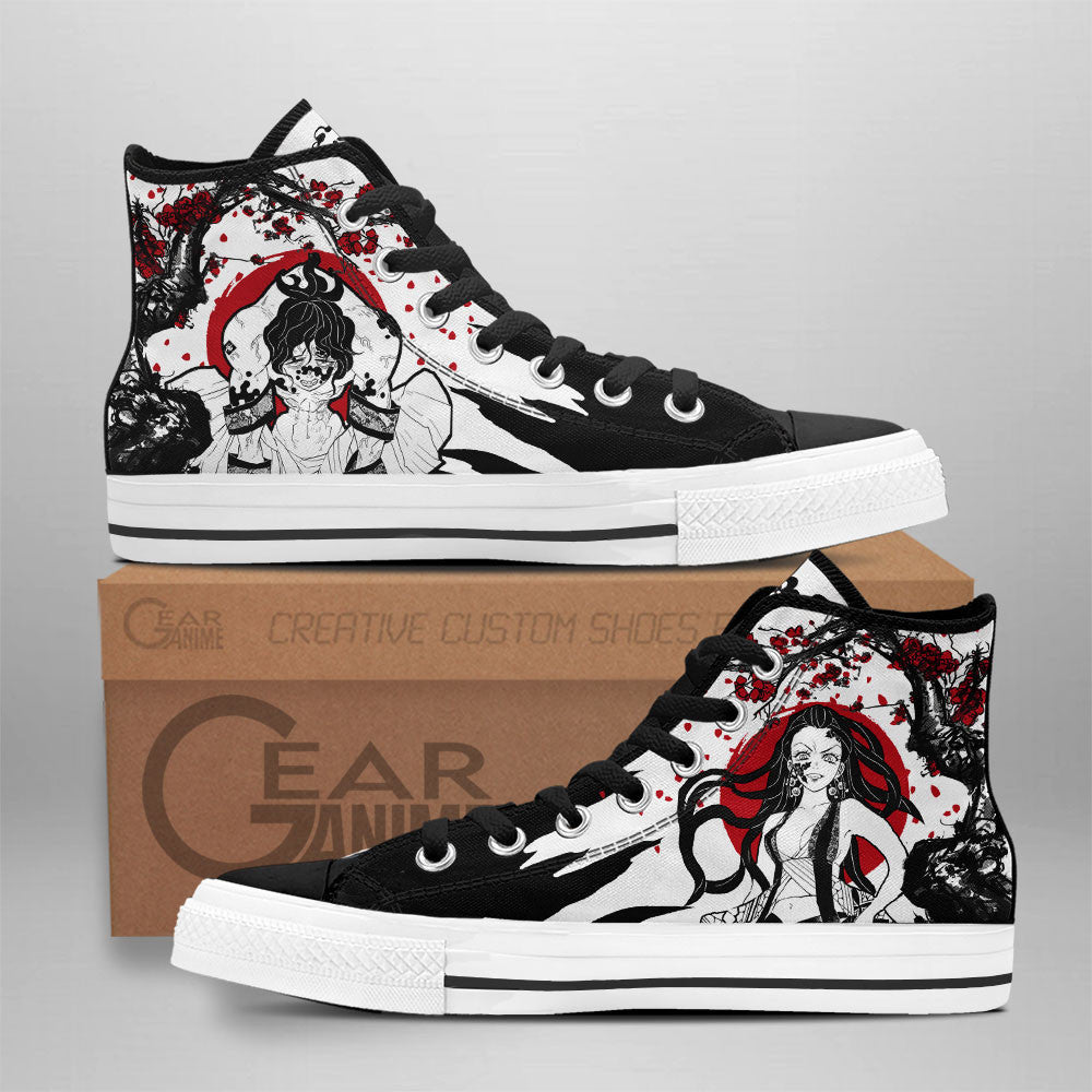 Gyutaro and Daki High-Top Shoes Anime Custom