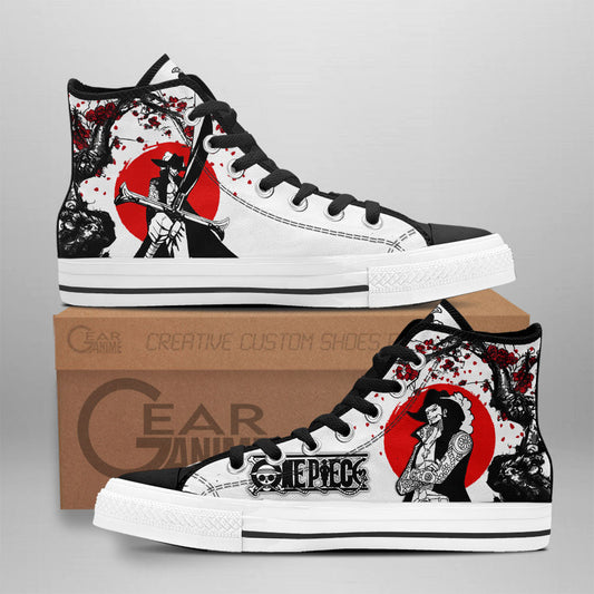 Dracule Mihawk High-Top Shoes Anime Custom
