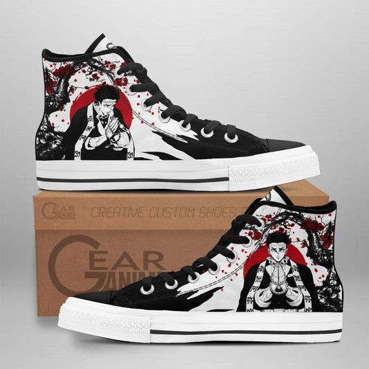 Gyomei Himejima Classic High-Top Sneakers - Custom Anime Design
