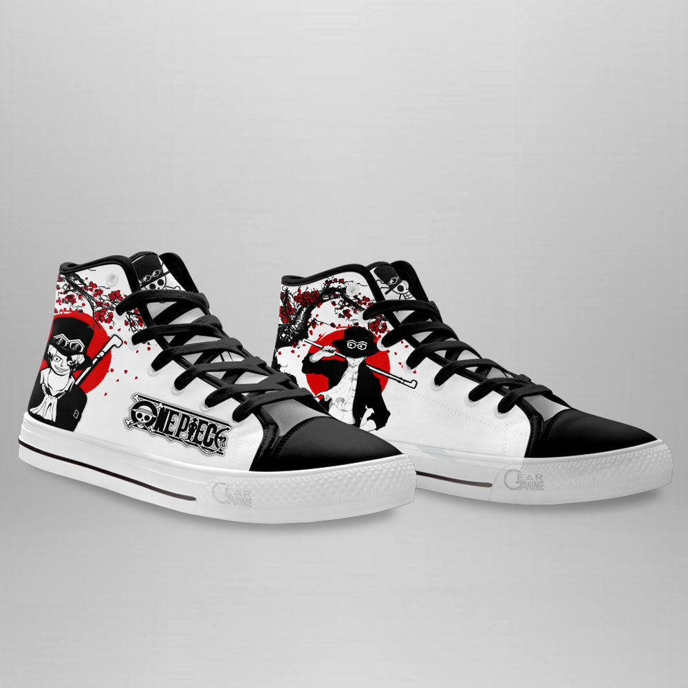 Sabo Classic High-Top Sneakers - Custom Anime Design