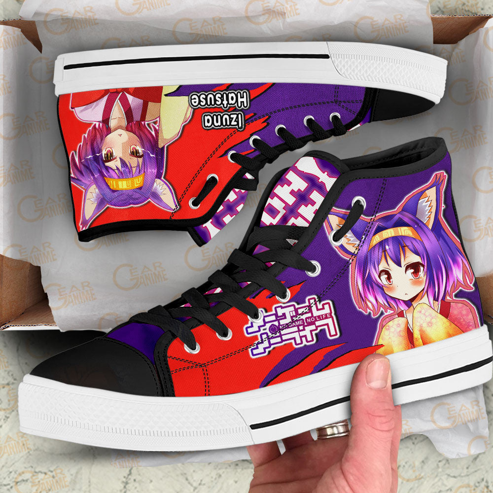 Izuna Hatsuse High-Top Shoes Anime Custom