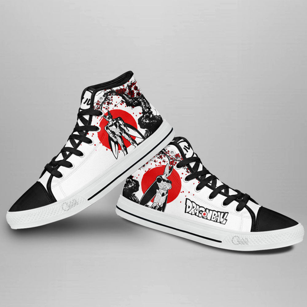 Cell Classic High-Top Sneakers - Custom Anime Design