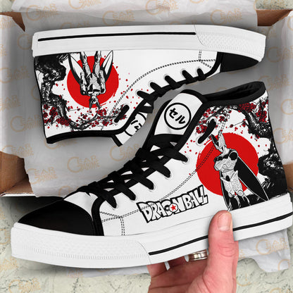 Cell Classic High-Top Sneakers - Custom Anime Design