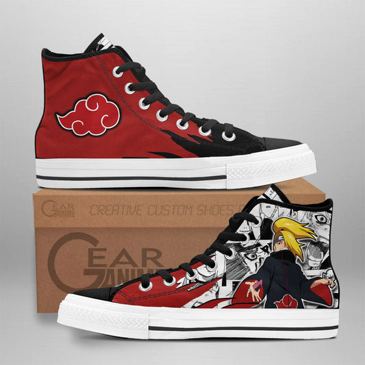 Deidara High-Top Shoes Anime Custom