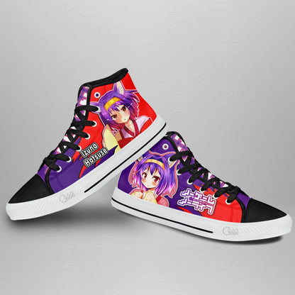 Izuna Hatsuse High-Top Shoes Anime Custom