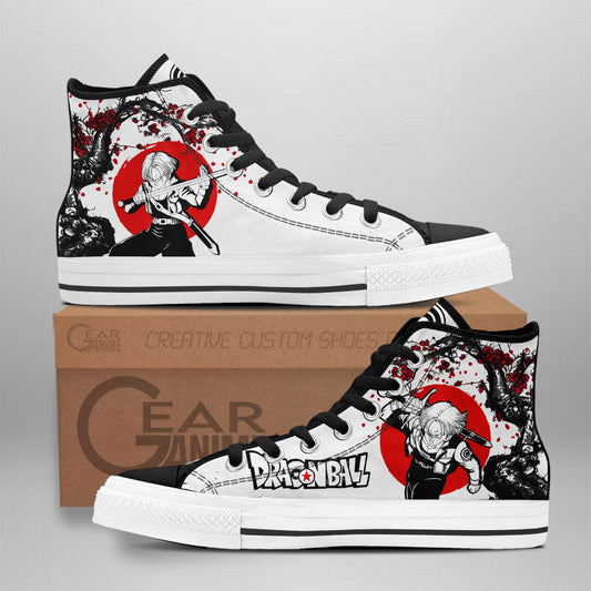 Trunks High-Top Shoes Anime Custom