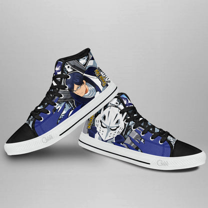 Tenya Ida High-Top Shoes Anime Custom