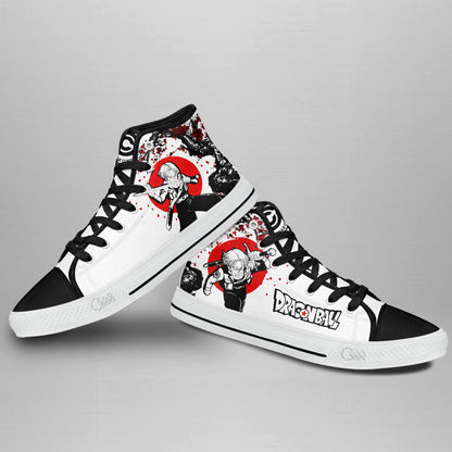 Trunks Classic High-Top Sneakers - Custom Anime Design