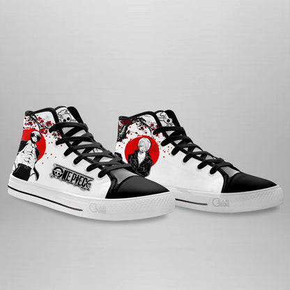 Sanji Classic High-Top Sneakers - Custom Anime Design