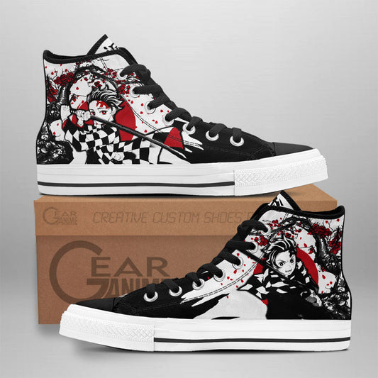 Tanji High-Top Shoes Anime Custom