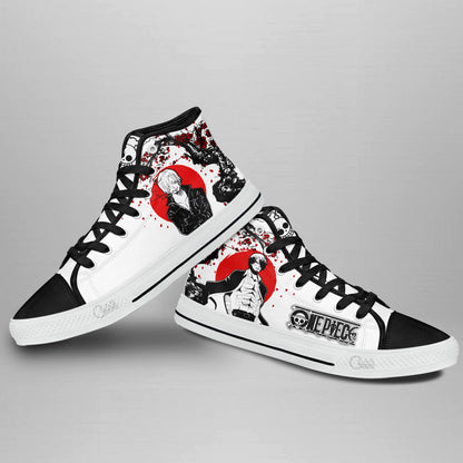 Sanji Classic High-Top Sneakers - Custom Anime Design