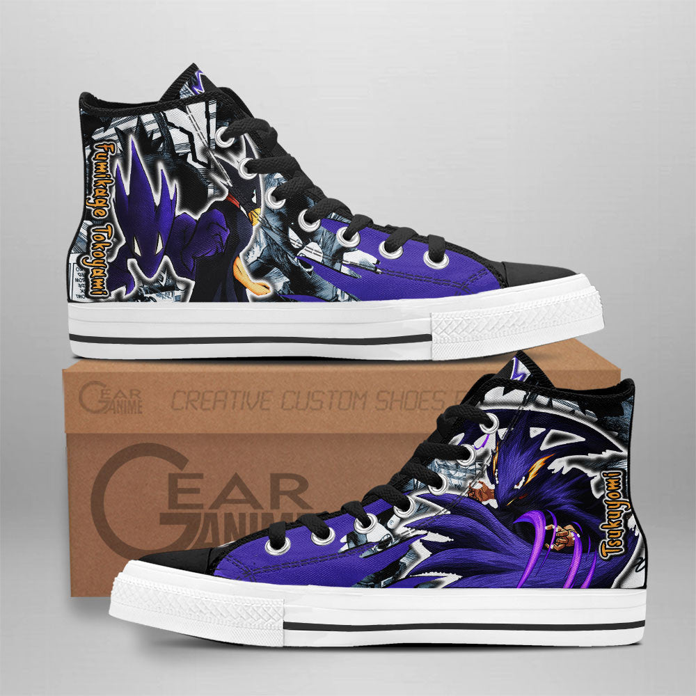 Fumikage Tokoyami High-Top Shoes Anime Custom