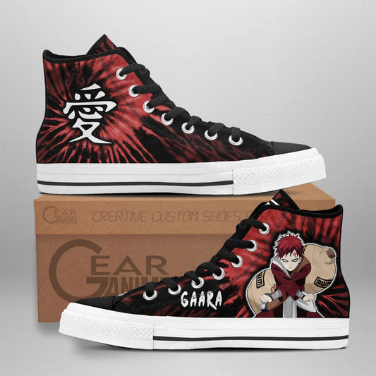 Gaara Classic High-Top Sneakers - Custom Anime Design