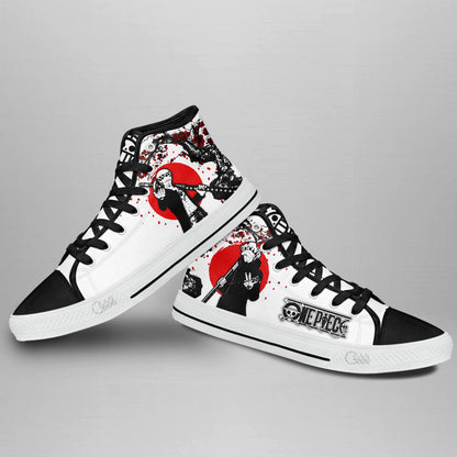 Trafalgar Law Classic High-Top Sneakers - Custom Anime Design