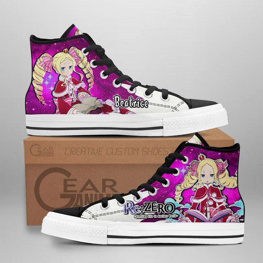 Beatrice High-Top Shoes Anime Custom
