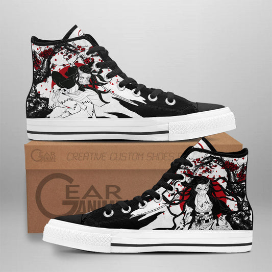 Nezu Demon Classic High-Top Sneakers - Custom Anime Design