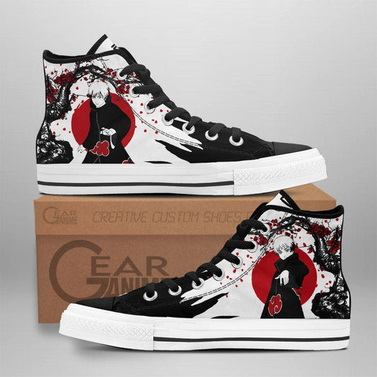 Sasori High Top Shoes Custom NRT Anime Sneakers Japan Style - 1 - GearAnime