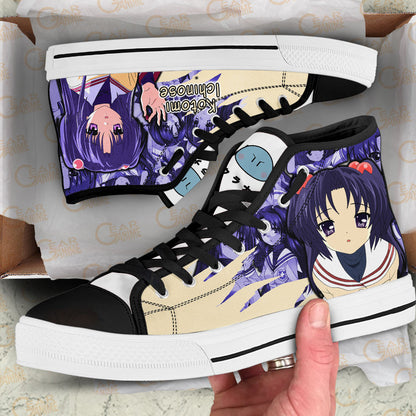 Nagisa Furukawa Classic High-Top Sneakers - Custom Anime Design