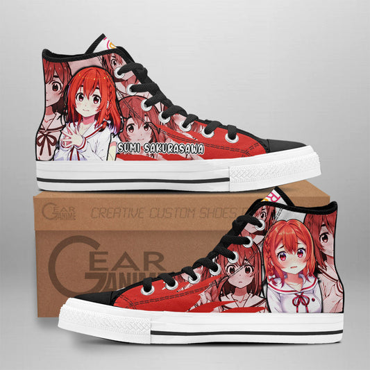 Sumi Sakurasawa High-Top Shoes Anime Custom