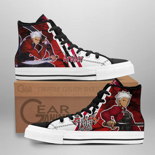 Archer High-Top Shoes Anime Custom