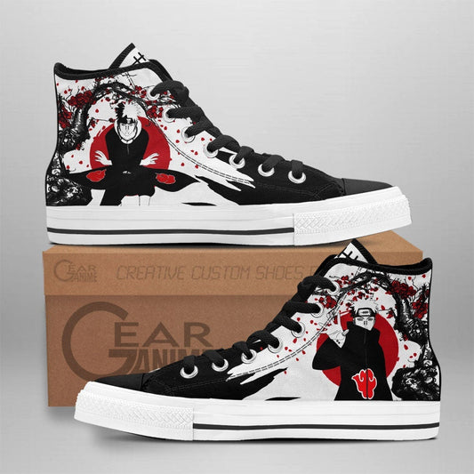 Pain High Top Shoes Custom NRT Anime Sneakers Japan Style - 1 - GearAnime