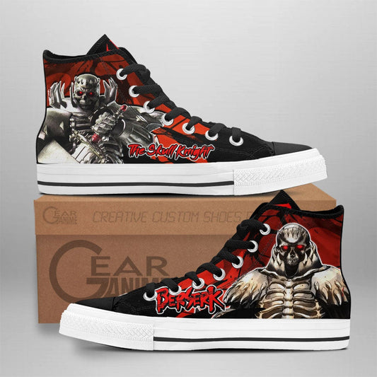 Berserk The Skull Knight High Top Shoes Custom Anime Sneakers - 1 - GearAnime