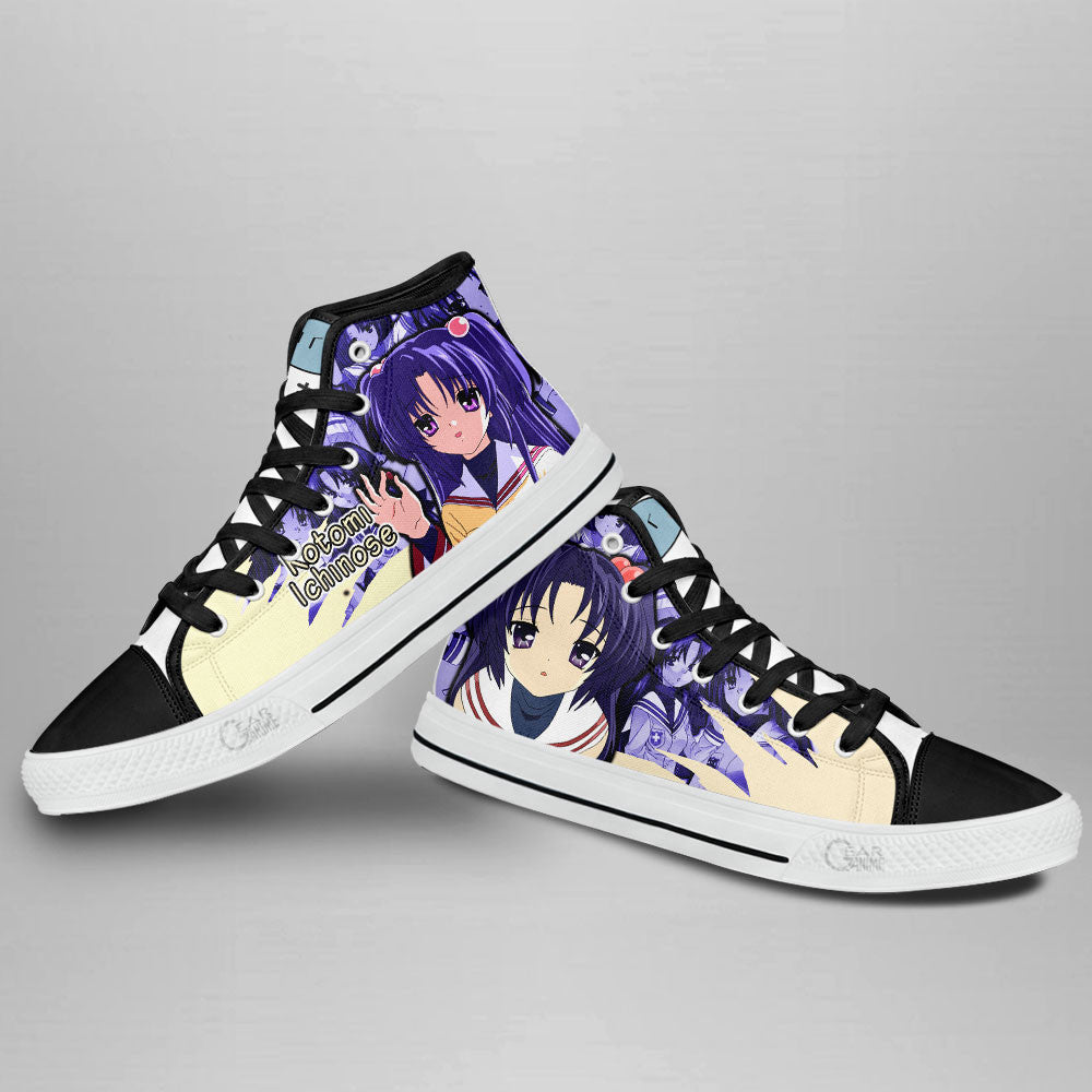 Nagisa Furukawa Classic High-Top Sneakers - Custom Anime Design