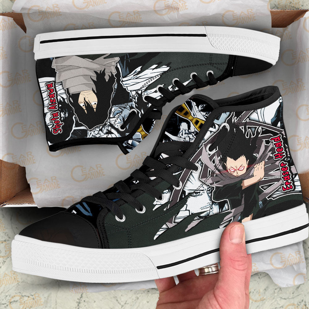 Shota Aizawa Classic High-Top Sneakers - Custom Anime Design