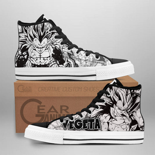 Vegeta Super Saiyan High-Top Shoes Anime Custom