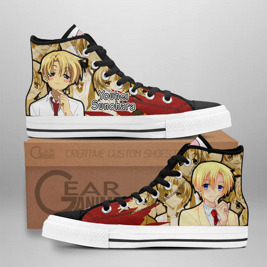 Youhei Sunohara High-Top Shoes Anime Custom