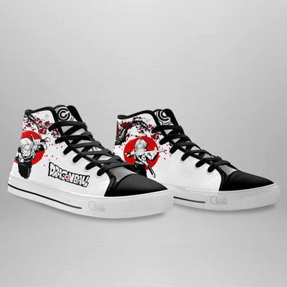Trunks Classic High-Top Sneakers - Custom Anime Design