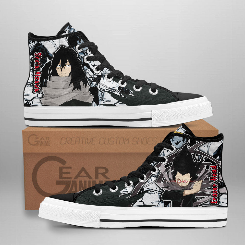 Shota Aizawa Classic High-Top Sneakers - Custom Anime Design