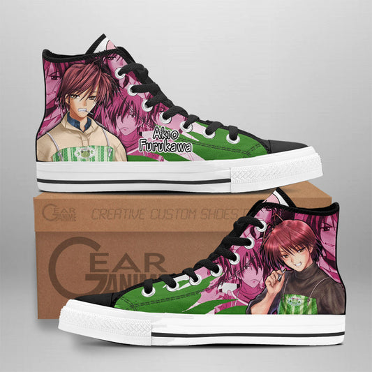 Akio Furukawa High-Top Shoes Anime Custom