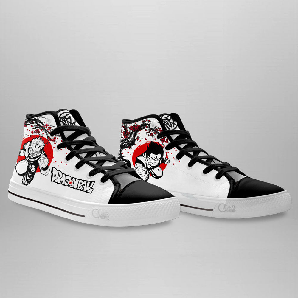 Gohan Classic High-Top Sneakers - Custom Anime Design