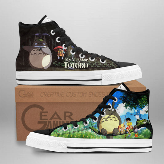 My Neighbor Totoro Anime Custom High Top Shoes NTT0601 Gear Anime