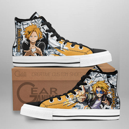 Denki Kaminari High-Top Shoes Anime Custom