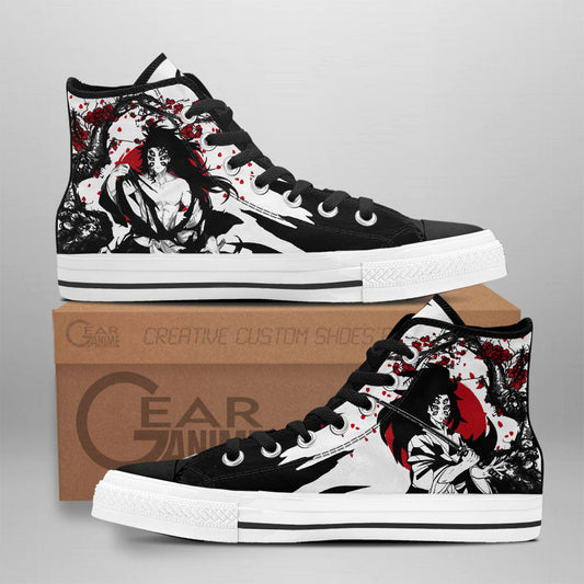 Kokushibo Classic High-Top Sneakers - Custom Anime Design