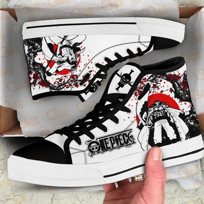 Edward Newgate High-Top Shoes Anime Custom